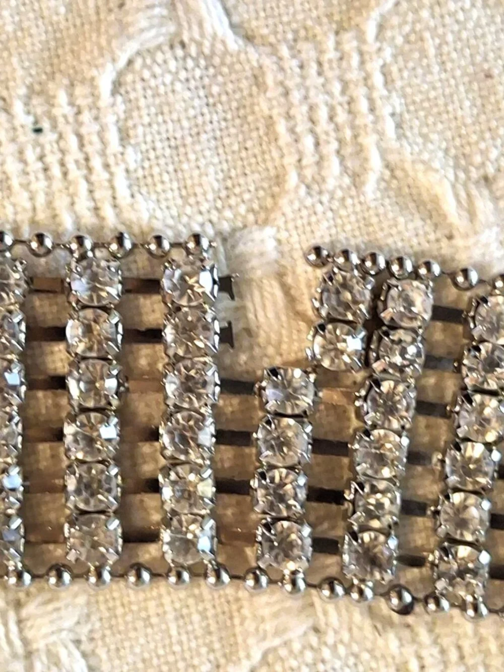 Lot of Four Chain and Rhinestone Belts